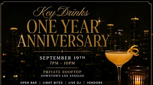 KeyDrinks One Year Anniversary