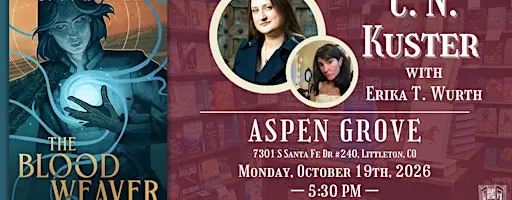 C.N. Kuster with Erika T. Wurth Live at Tattered Cover Aspen Grove