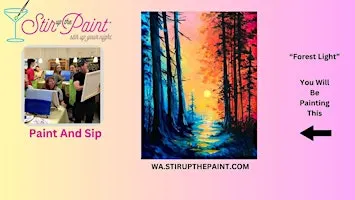 Seattle Paint and Sip, Paint Party, Paint Night With Stir Up The Paint