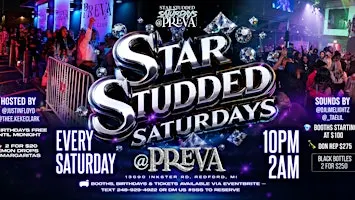 Star Studded Saturdays @PrevaNightclub