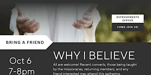 Why I Believe Event
