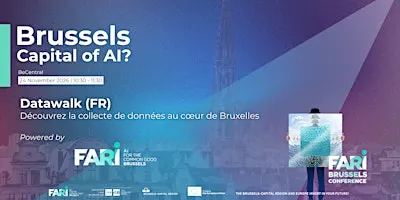 FARI2026: Datawalk : découvrez la collecte de données au cœur de Bruxelles