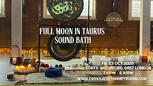 October Full Moon Sound Bath - in Taurus