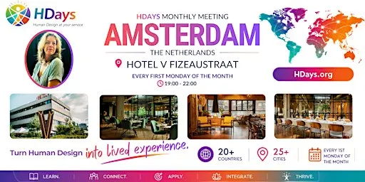 HDays Monthly Meeting in Amsterdam at Hotel V Fizeaustraat