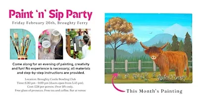 Paint & Sip Party – Broughty Ferry