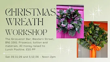 Christmas Wreath Making With Prosecco – Craft, Sip & Celebrate