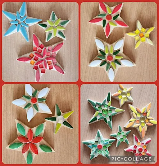 Wooden Stars - Mosaic Workshop