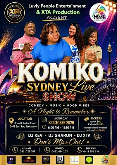 KOMIKO 2026 LIVE SYDNEY