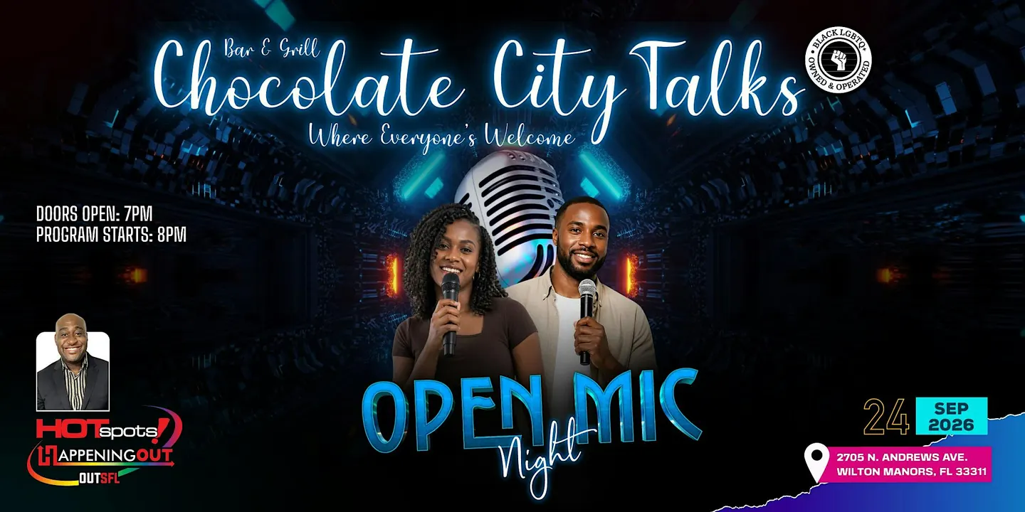 Chocolate City Talks: Open Mic Night