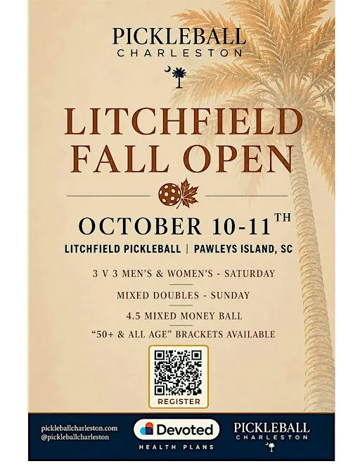 Litchfield Fall Open Presented By Pickleball Charleston