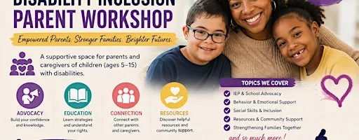 Together We Belong: Parent Support & Disability Inclusion Workshop