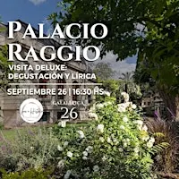 VISITA DELUXE EN EL PALACIO MUSEO RAGGIO : VISITA ➕CATA ➕MÚSICA