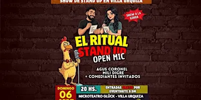 El Ritual STAND UP | 06 SEPT 26 | 20hs. VILLA URQUIZA