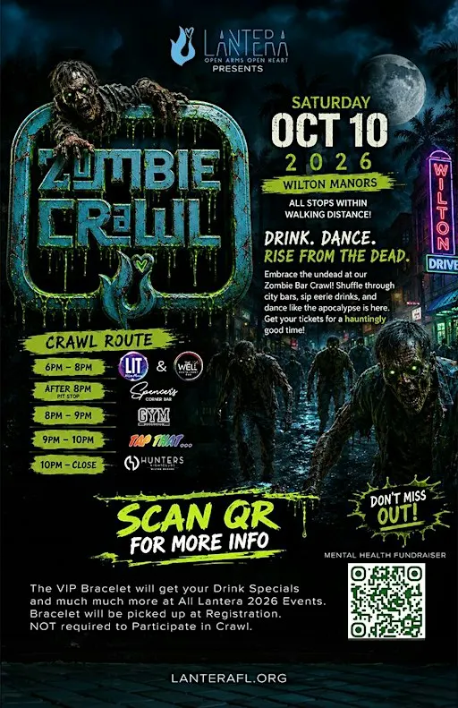 ZOMBIE CRAWL WILTON MANORS