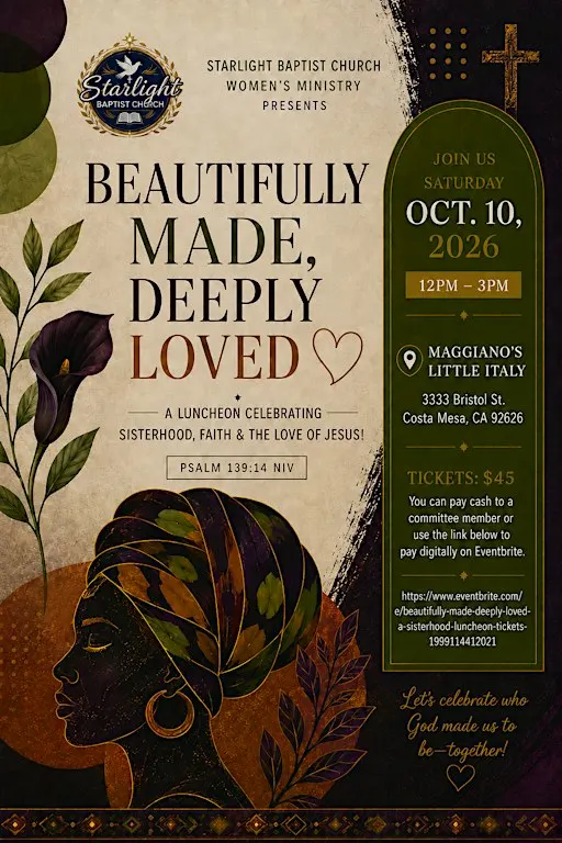 Beautifully Made, Deeply Loved: A Sisterhood Luncheon
