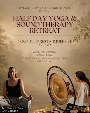 SOUNd and Yoga day with Sarah and Fanita