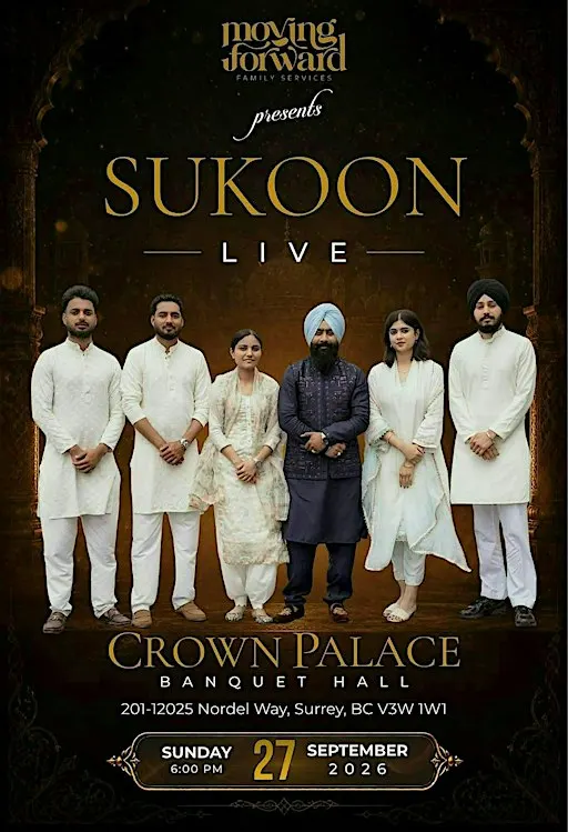 Moving Forward Family Services Presents: Sukoon Live