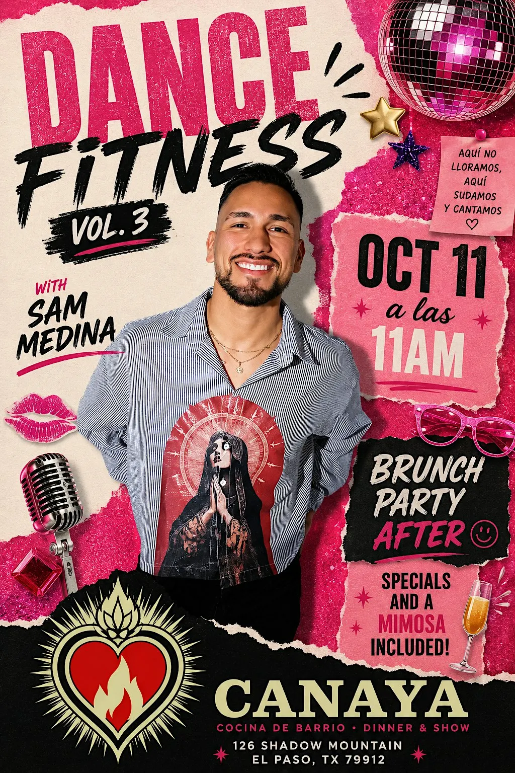 Dance Fitness Vol. 3 with Sam Medina at CANAYA | Brunch Party After