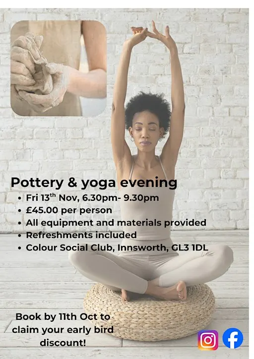 Pottery and Yoga evening
