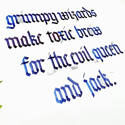 Gothic Textura Calligraphy with Maxie Peña