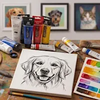 PAINT YOUR PET! Beginner Friendly painting workshop