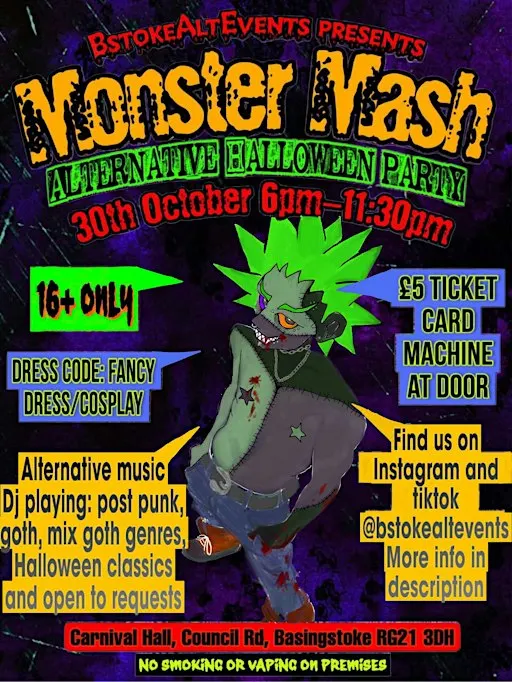 alternative Halloween monster mash party