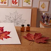 Watercolor Fall Leaf Workshop