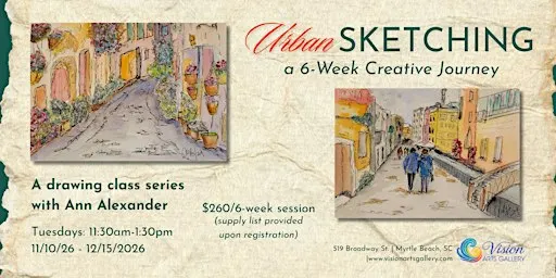 Urban Sketching: a 6-Week Creative Journey