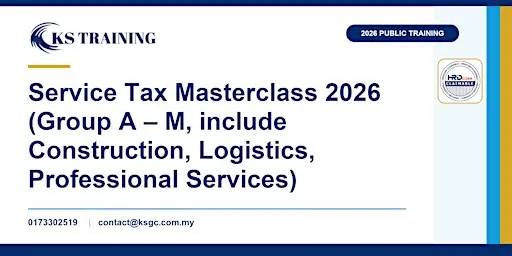 Service Tax Masterclass 2026: Groups A–M & Key Industries