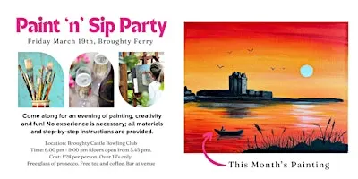 Paint & Sip Party – Broughty Ferry