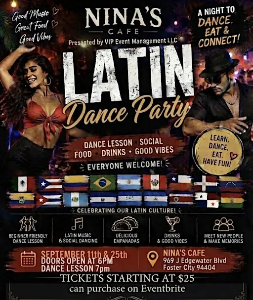 Latin Dance Night Twice a Month in September
