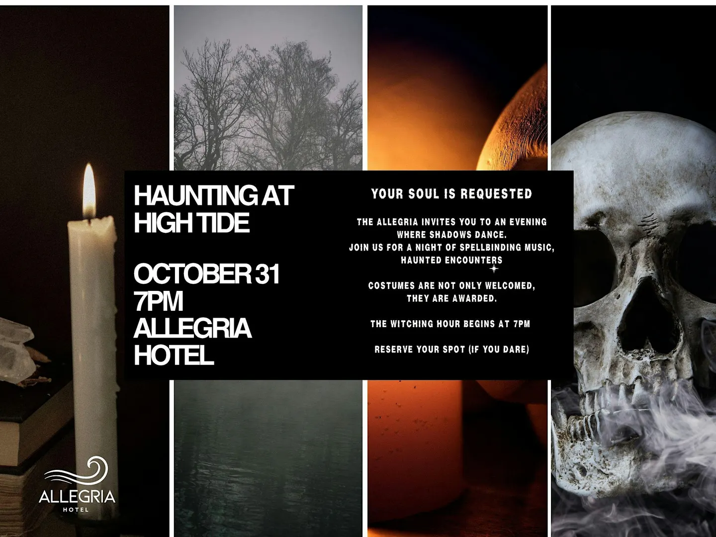 Haunting at High Tide, The Allegria Hotel Halloween Party