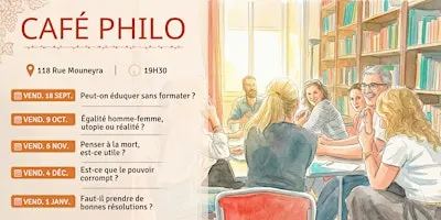 Café Philo à l'Espace Mouneyra
