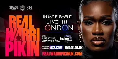 REAL WARRI PIKIN - IN MY ELEMENT LIVE IN LONDON