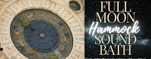 Full Moon in Aries Hammock Sound Bath | Healing Wellness Relaxation