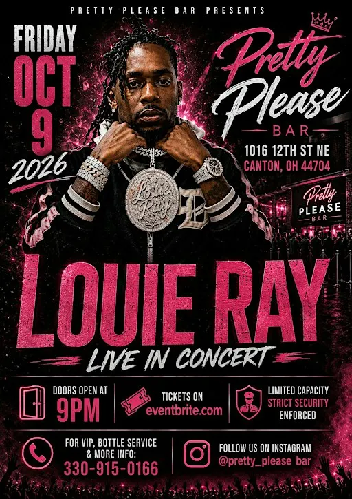 Louie Ray live at Pretty Please Canton Ohio