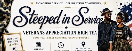 Steeped in Service: Veterans Appreciation High Tea