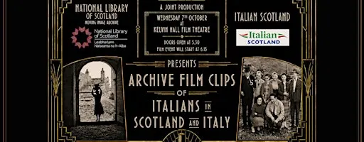 Archive Film Clips of Italians in Scotland and Italy