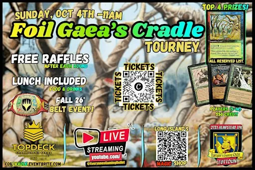 Foil Gaea's Cradle $6k cEDH Tourney