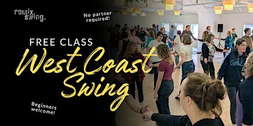 FREE West Coast Swing Dance Class - no partner needed!