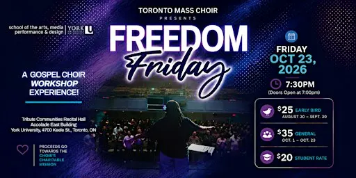 Freedom Friday: A Gospel Choir Workshop Experience