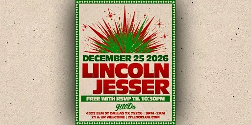 Lincoln Jesser at It'll Do Club