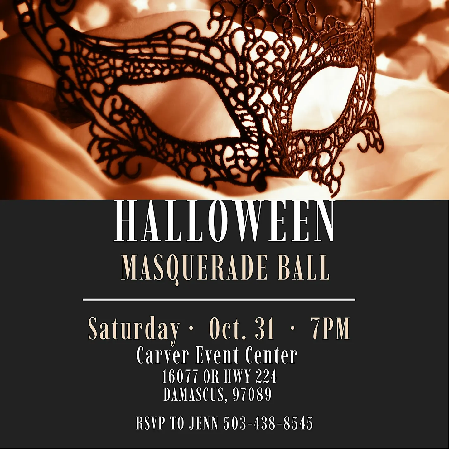 Halloween Masquerade Ball