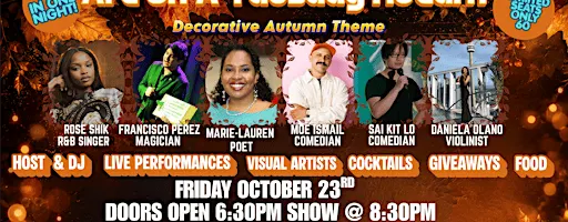 Art on a Tuesday: Dinner, Drinks & Live Entertainment