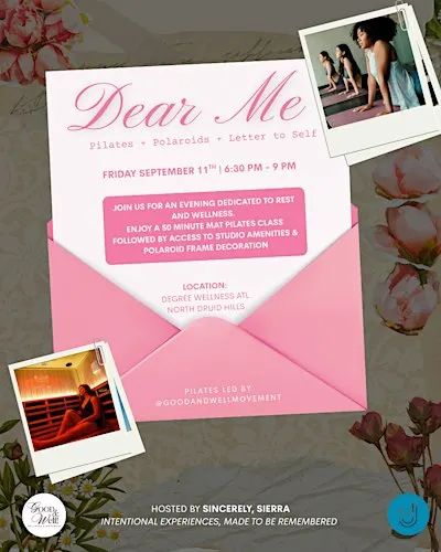 Dear Me: Pilates + Polaroids + Letter to Self Experience at Degree Wellness
