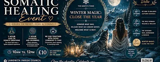 Yoga, Somatic Therapy and Hypnosis.— WINTER MAGIC: CLOSE THE YEAR