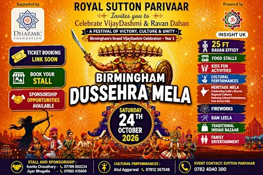 Vijayadashmi Utsav - Birmingham Dussehra Mela 2026