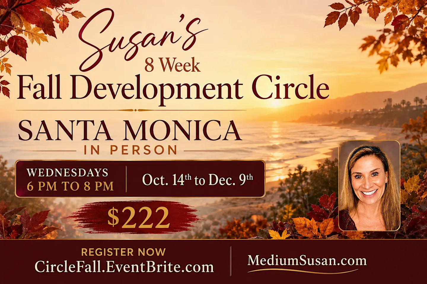 Susan’s 8 Week (Fall 2026) IN PERSON Development Circle