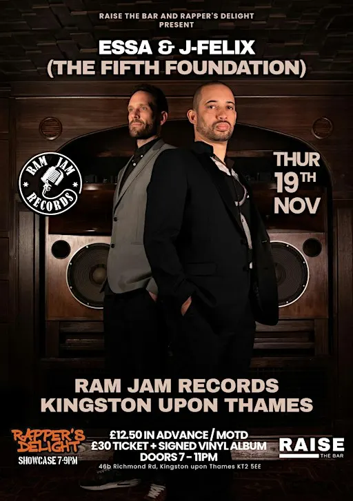 Essa & J-Felix - Live @ Ram Jam Records - Thursday 19th November