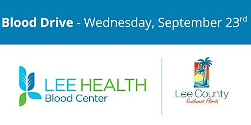 September 23rd Lee County Gov Downtown Blood Drive